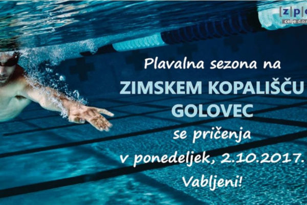 Zimsko kopališče Golovec – plavalna sezona 2017