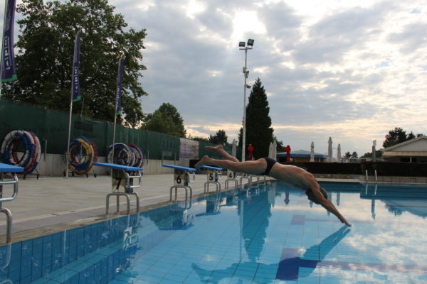 Po 60 letih ponovno prvi v obnovljenem Letnem kopališču Celje