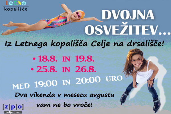 Dvojna osvežitev – ne bo nam vroče!