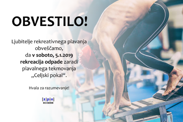 To soboto ne zamudite velikega plavalnega dogodka