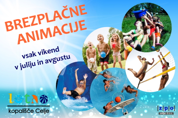 Brezplačne animacije na Letnem kopališču Celje!