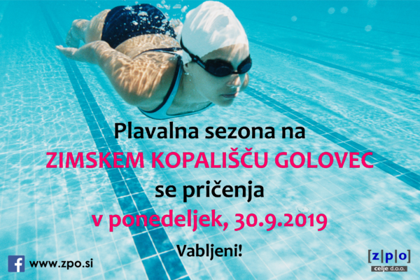 Sezona rekreativnega plavanja se pričenja!