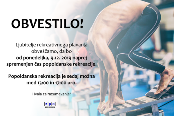 Od danes naprej lahko plavate eno uro dlje…