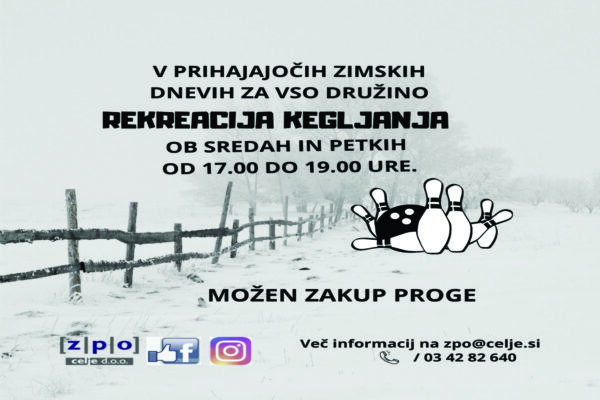 Povabi prijatelje na zabavno kegljanje 🎳