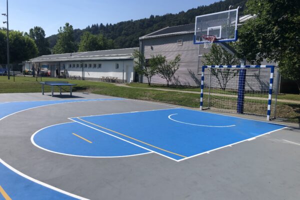 Novo večnamensko športno igrišče za kolektivne športe na Letnem kopališču Celje