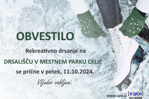📢 Drsalna sezona se začenja! ❄️⛸️