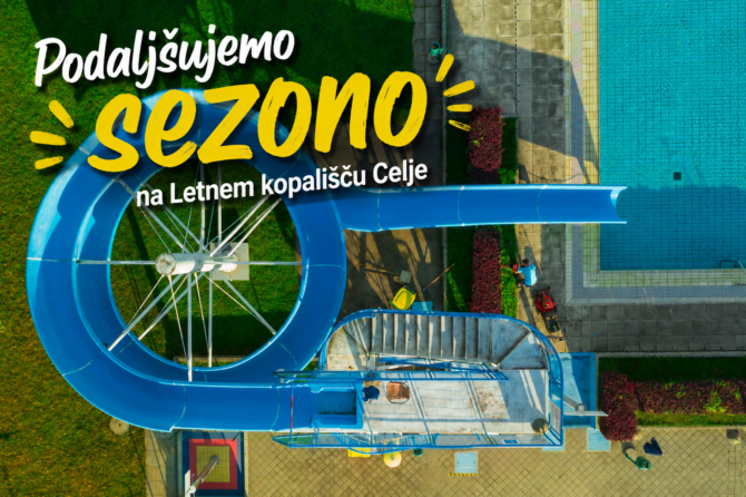 Sezono na Letnem kopališču Celje podaljšujemo do 6. septembra
